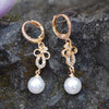 Golden Pearl Dangle