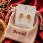 Golden Pearl Bloom Earrings