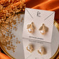 Golden Pearl Bloom Earrings