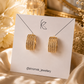 Royal Crystal Huggie Earrings