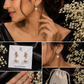 Gold-Tone Crystal Pearl Drop Earrings