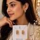Royal Crystal Huggie Earrings