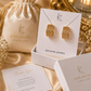 Royal Crystal Huggie Earrings
