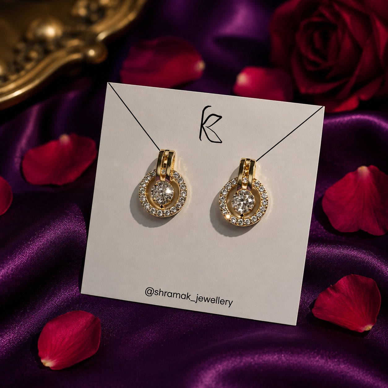 Eternal Halo Crystal Earrings