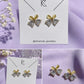 Crystal Blossom Bow Studs