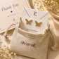 Golden Butterfly Crystal Studs