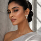 Gold-Tone Bow Crystal Drop Earrings