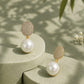 Gold-Tone Crystal &amp; Pearl Drop Earrings