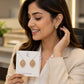 Gold-Tone Crystal Marquise Stud Earrings