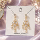 Gold-Tone Crystal Drop Earrings