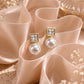 Pearl Luxe Crystal Stud Earrings.
