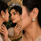 Golden Pearl Aura Studs