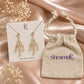 Gold-Tone Crystal Drop Earrings