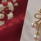 Golden Pearl Bloom Earrings